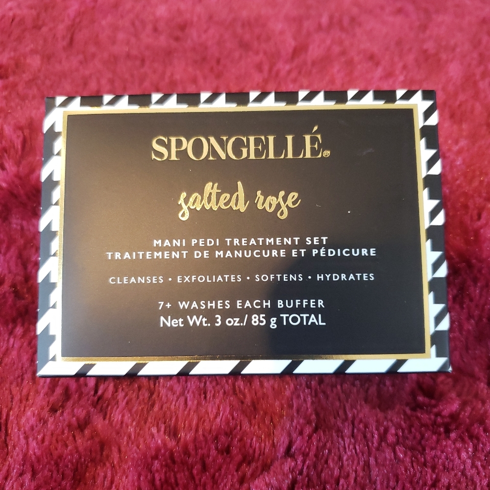 Spongelle Salted Rose Mani Pedi Treatment Set
